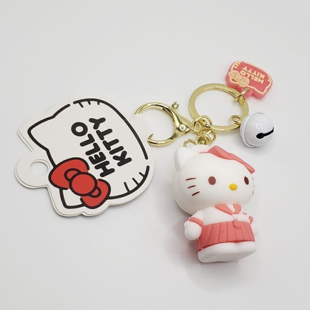 Brand New Hello Kitty Red Keychain #2 - Picture 3 of 4